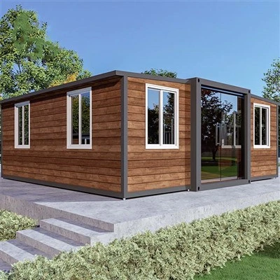 Casa expandible de fusta